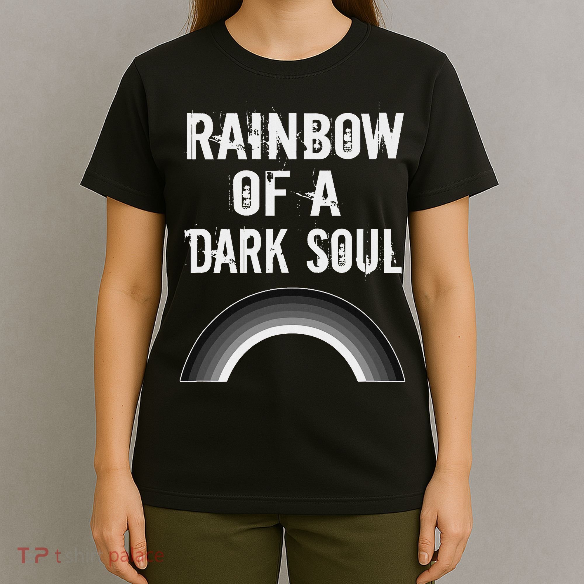 Gothic Grunge Rainbow Of A Dark Soul Goth Occult T-Shirt