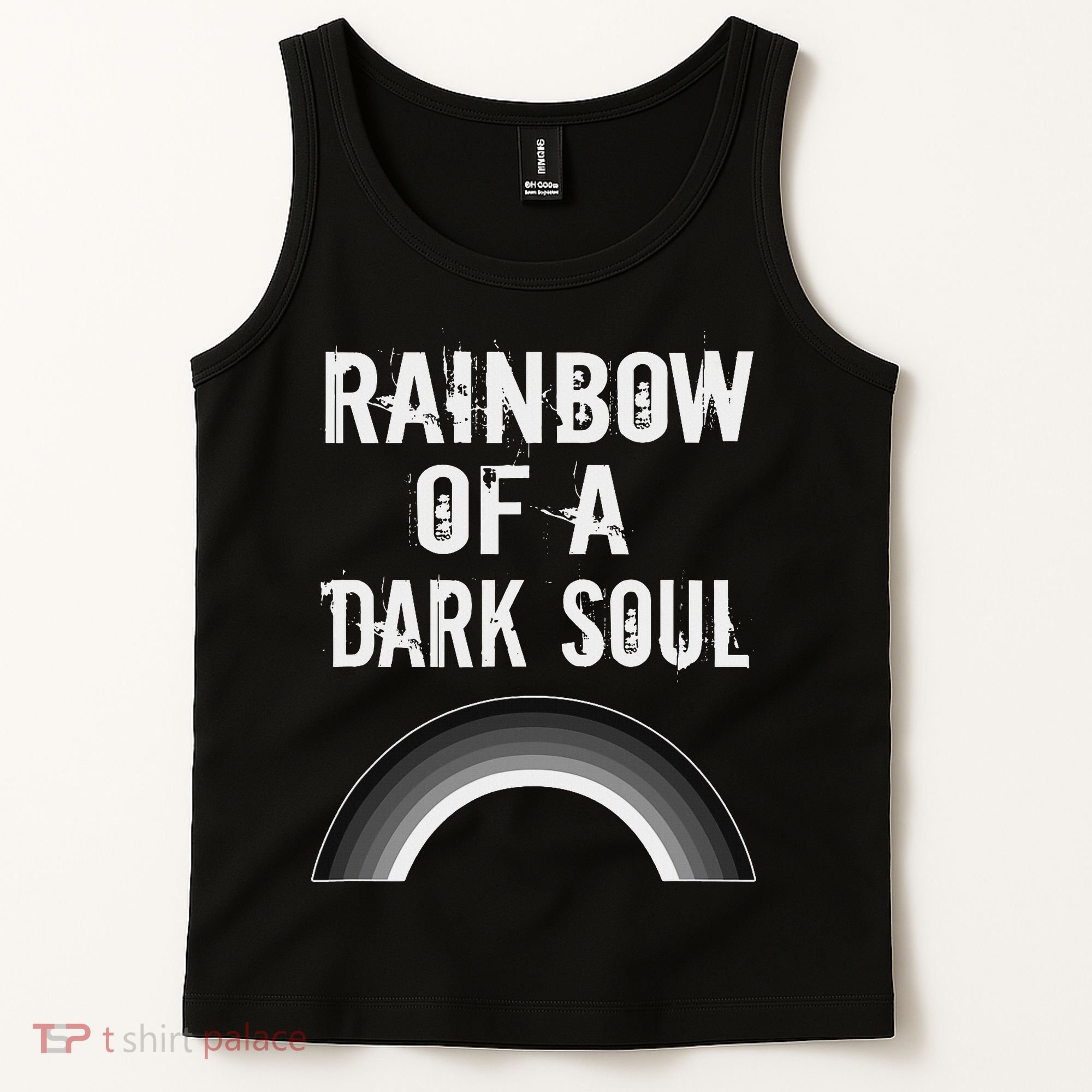 Gothic Grunge Rainbow Of A Dark Soul Goth Occult Tank Top