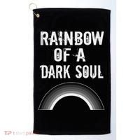 Gothic Grunge Rainbow Of A Dark Soul Goth Occult Golf Towel thumb 0