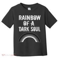 Gothic Grunge Rainbow Of A Dark Soul Goth Occult Toddler T-Shirt thumb 0