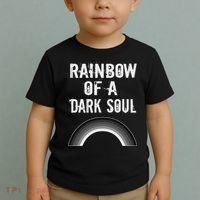 Gothic Grunge Rainbow Of A Dark Soul Goth Occult Toddler T-Shirt thumb 2