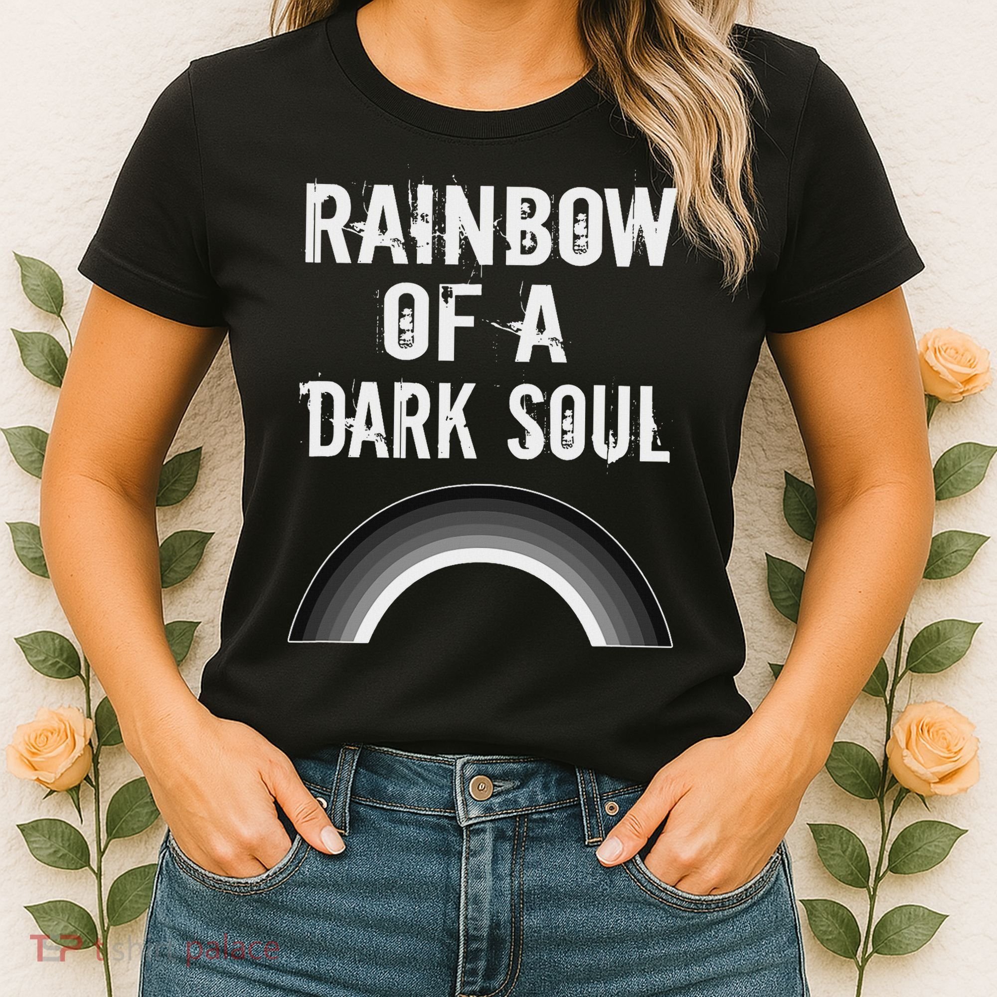 Gothic Grunge Rainbow Of A Dark Soul Goth Occult Women's T-Shirt