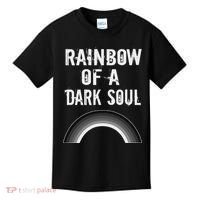 Gothic Grunge Rainbow Of A Dark Soul Goth Occult Kids T-Shirt thumb 0