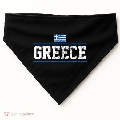 Greece USA-Made Doggie Bandana