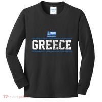 Greece Kids Long Sleeve Shirt thumb 0