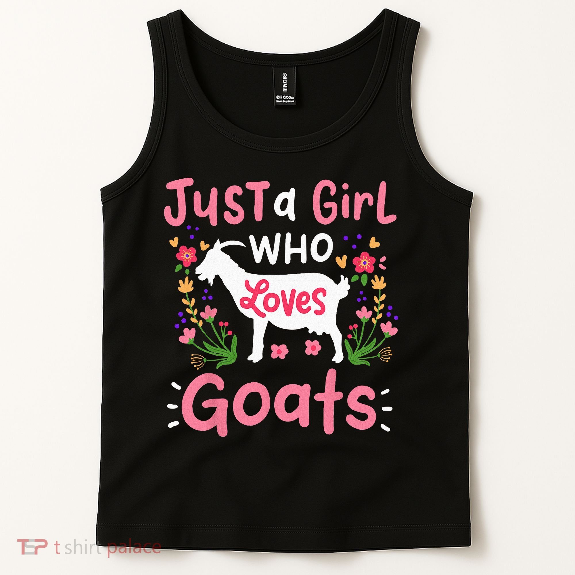 Goats Goat Rancher Farm Tank Top