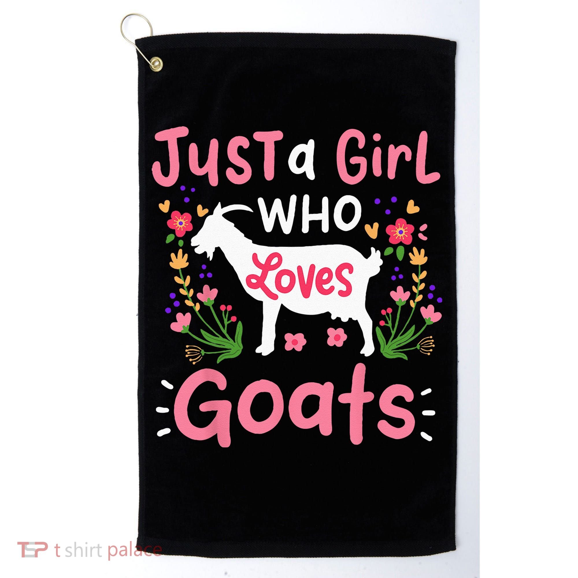 Goats Goat Rancher Farm Golf Towel