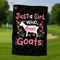 Goats Goat Rancher Farm Golf Towel thumb 1