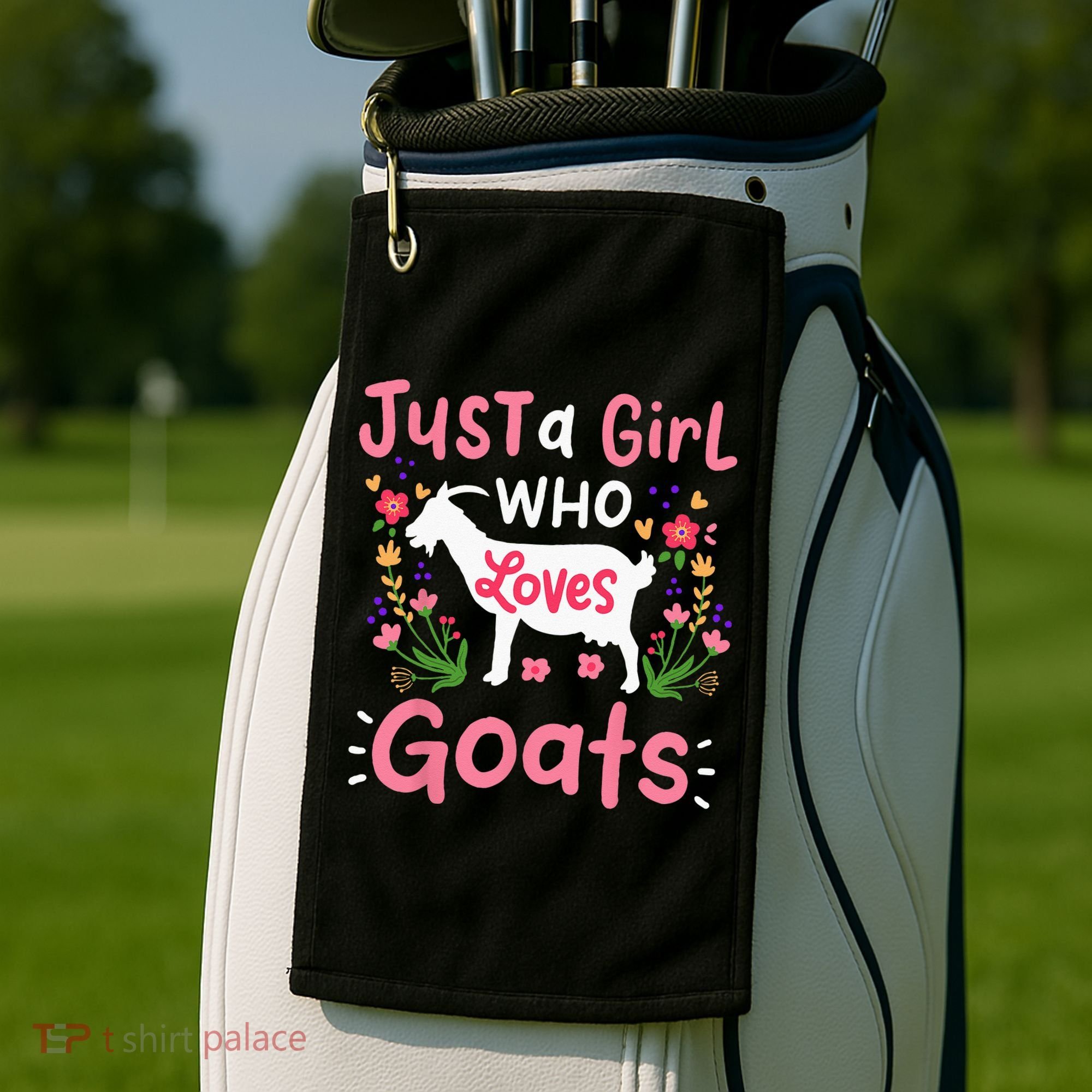 Goats Goat Rancher Farm Golf Towel
