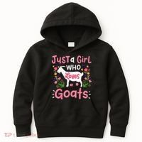 Goats Goat Rancher Farm Kids Hoodie thumb 0