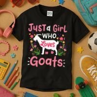 Goats Goat Rancher Farm Kids T-Shirt thumb 3