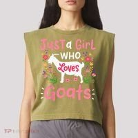 Goats Goat Rancher Farm Garment-Dyed Women's Muscle Tee thumb 2