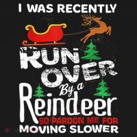 Grandma Got Run Over By A Reindeer Christmas So Pardon Me Gift Backpack thumb 2