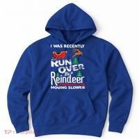 Grandma Got Run Over By A Reindeer Christmas So Pardon Me Gift Hoodie thumb 0