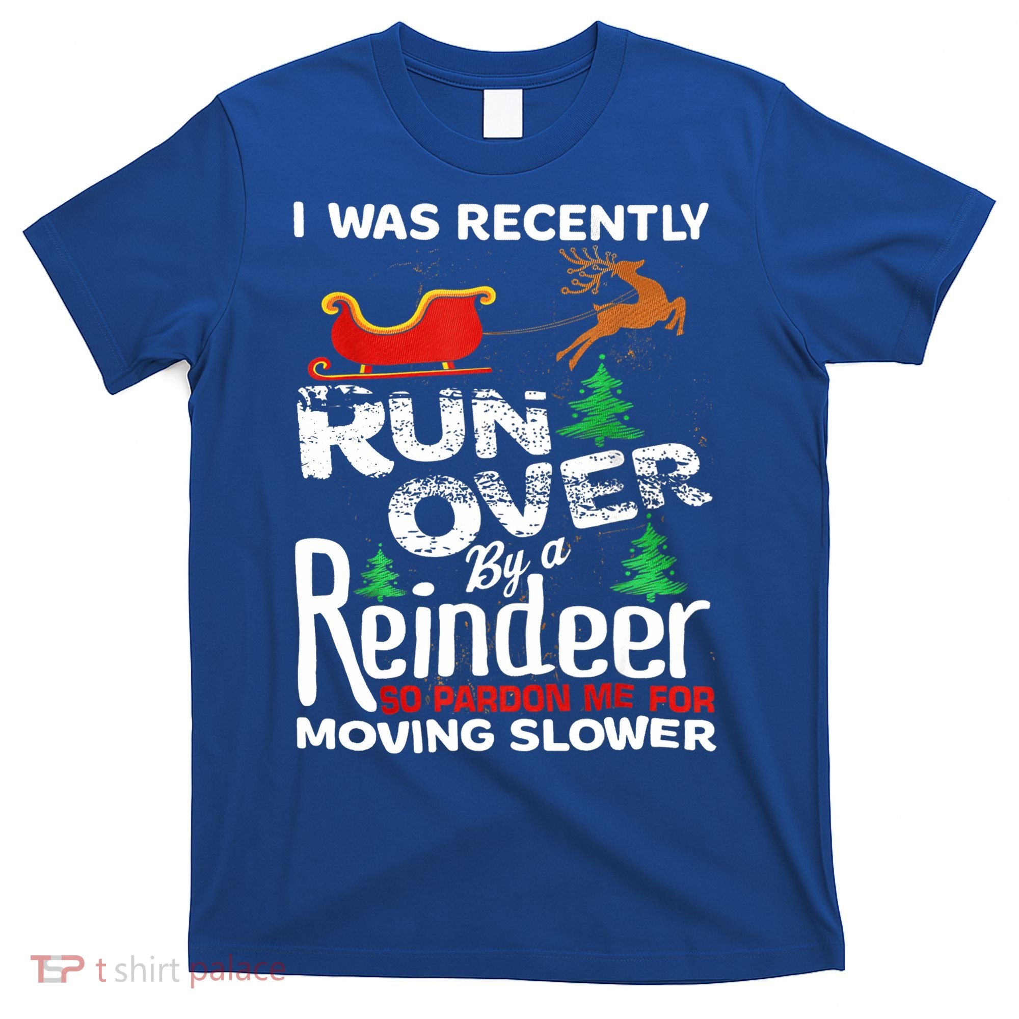 Grandma Got Run Over By A Reindeer Christmas So Pardon Me Gift T-Shirt