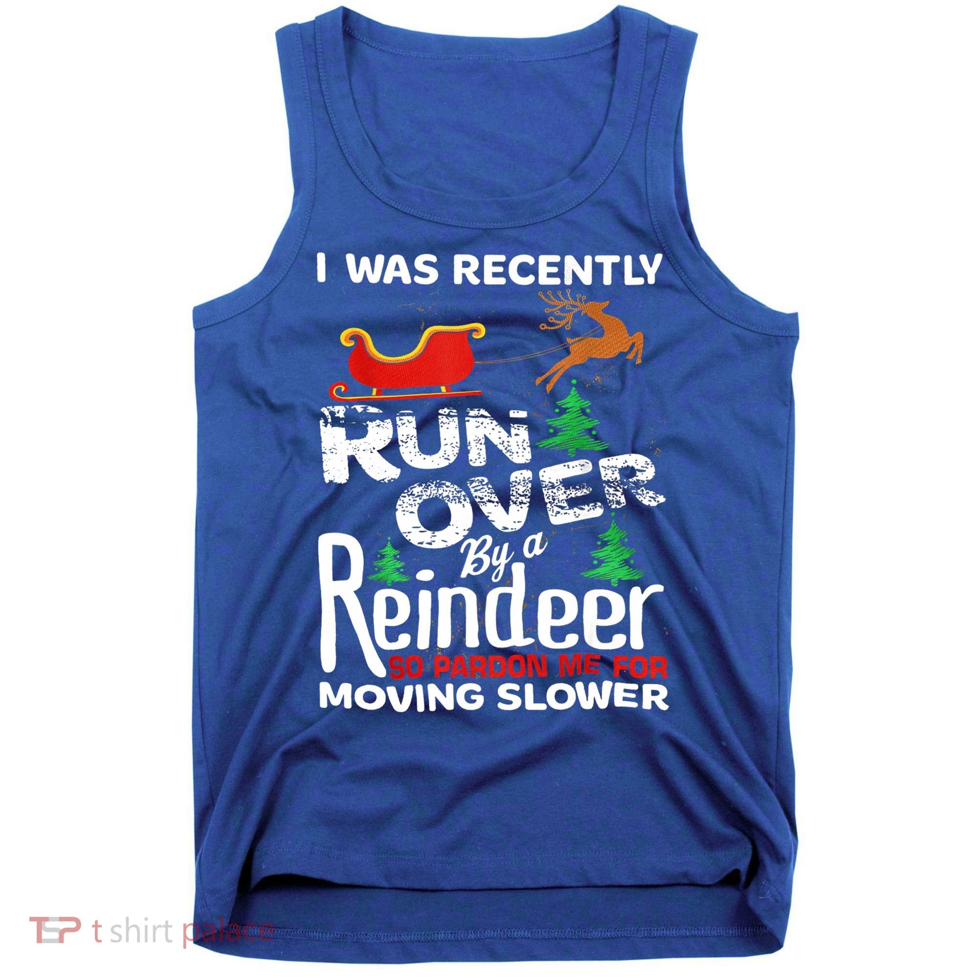Grandma Got Run Over By A Reindeer Christmas So Pardon Me Gift Tank Top