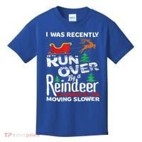 Grandma Got Run Over By A Reindeer Christmas So Pardon Me Gift Kids T-Shirt thumb 0