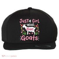 Goats Goat Rancher Farm Wool Snapback Cap thumb 0