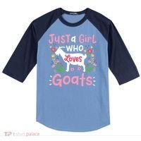 Goats Goat Rancher Farm Raglan Baseball Sleeve Shirt thumb 0