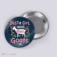 Goats Goat Rancher Farm Button thumb 0