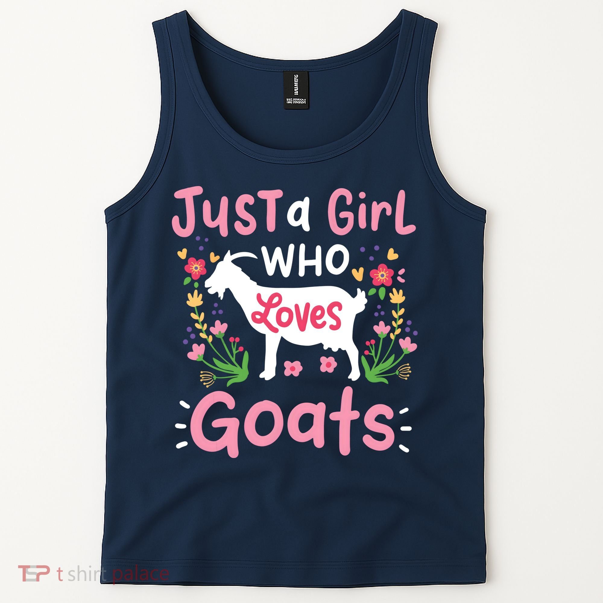 Goats Goat Rancher Farm Tank Top