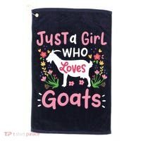 Goats Goat Rancher Farm Golf Towel thumb 0