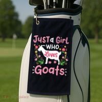 Goats Goat Rancher Farm Golf Towel thumb 2