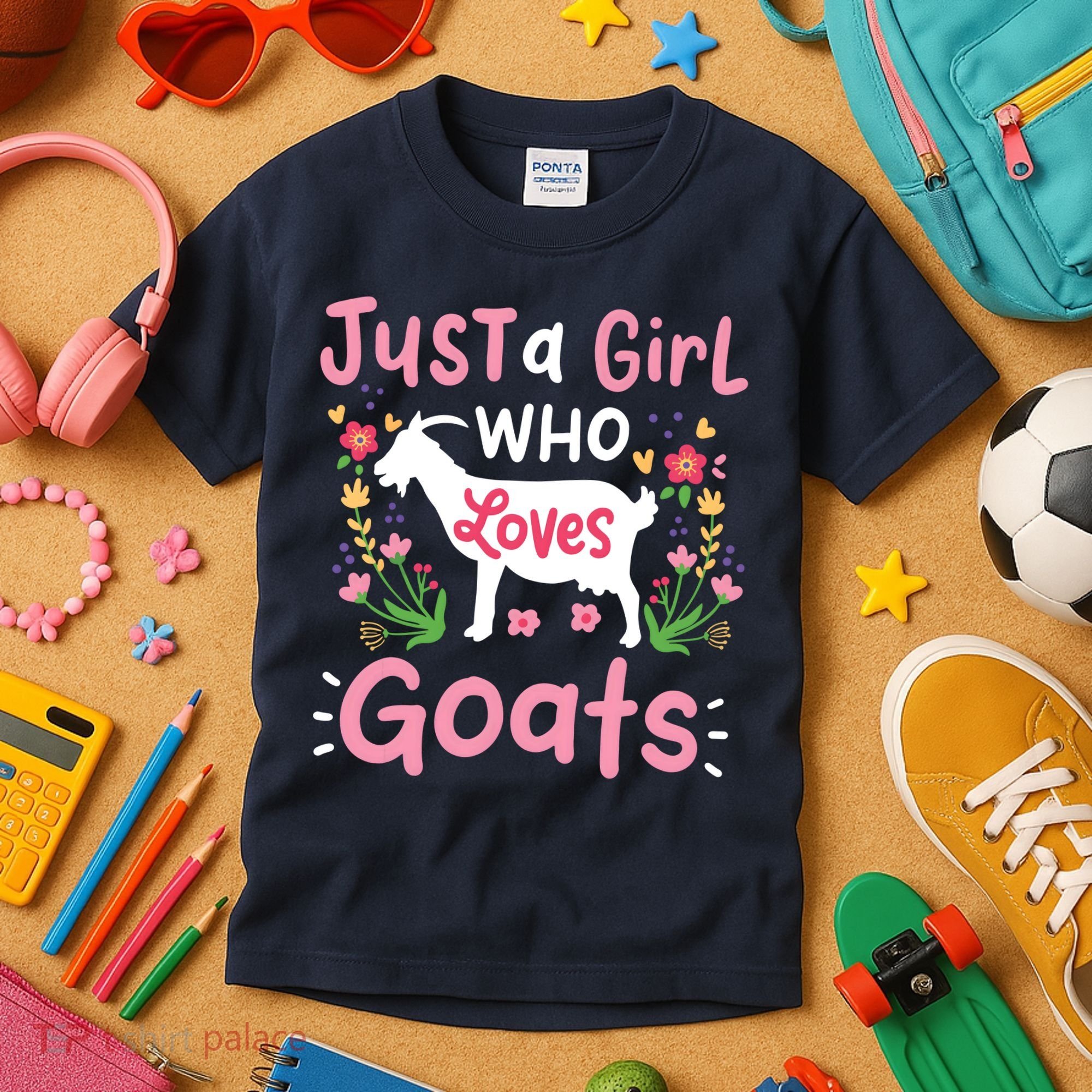 Goats Goat Rancher Farm Kids T-Shirt