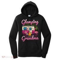 Glamping Grandma RV Flamingos Gift Camper Camping Gift Women's Hoodie thumb 0