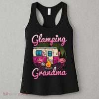 Glamping Grandma RV Flamingos Gift Camper Camping Gift Women's Tank Top thumb 3