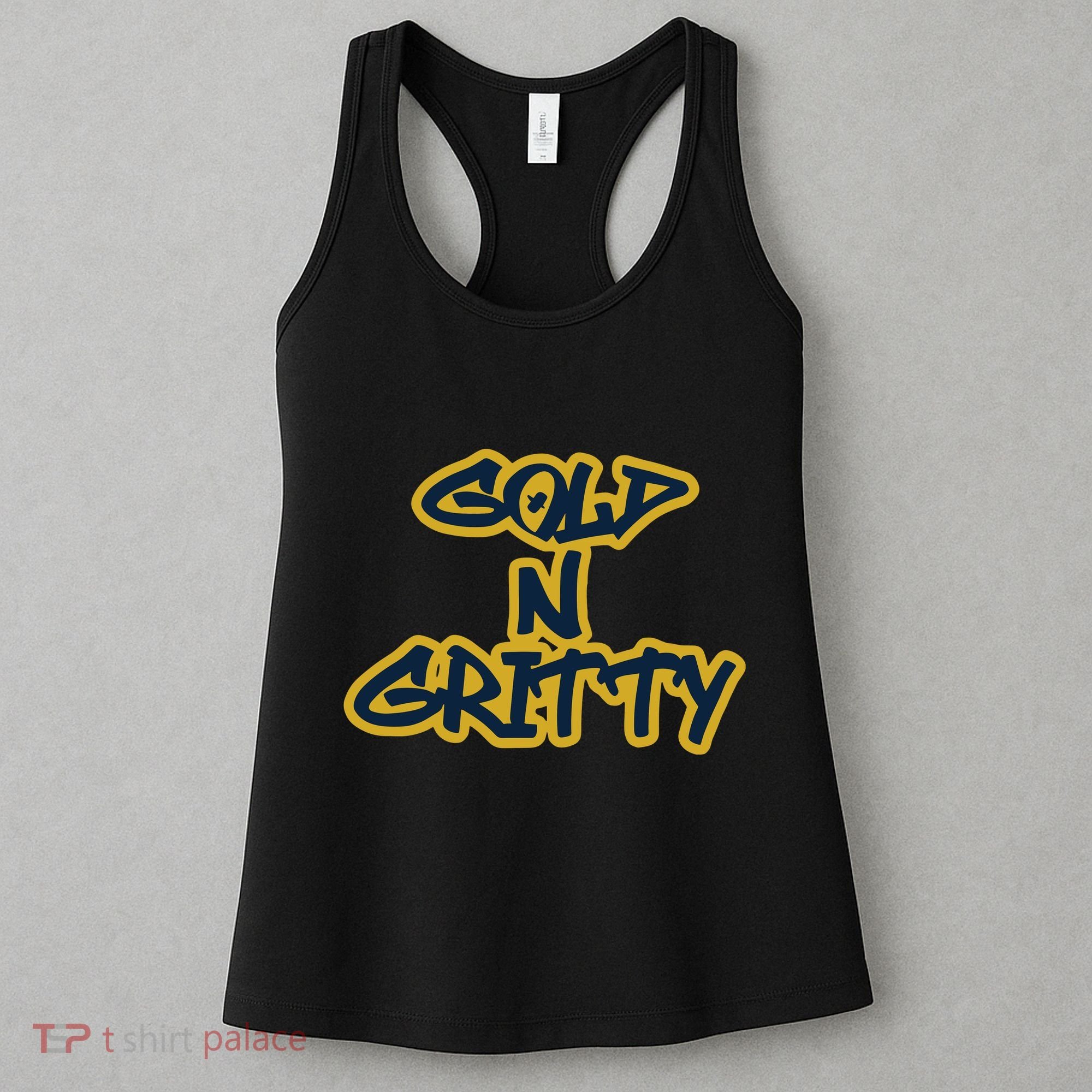 Grit Grateful Resilient Intensity Together Gold N Gritty Women's Tank Top