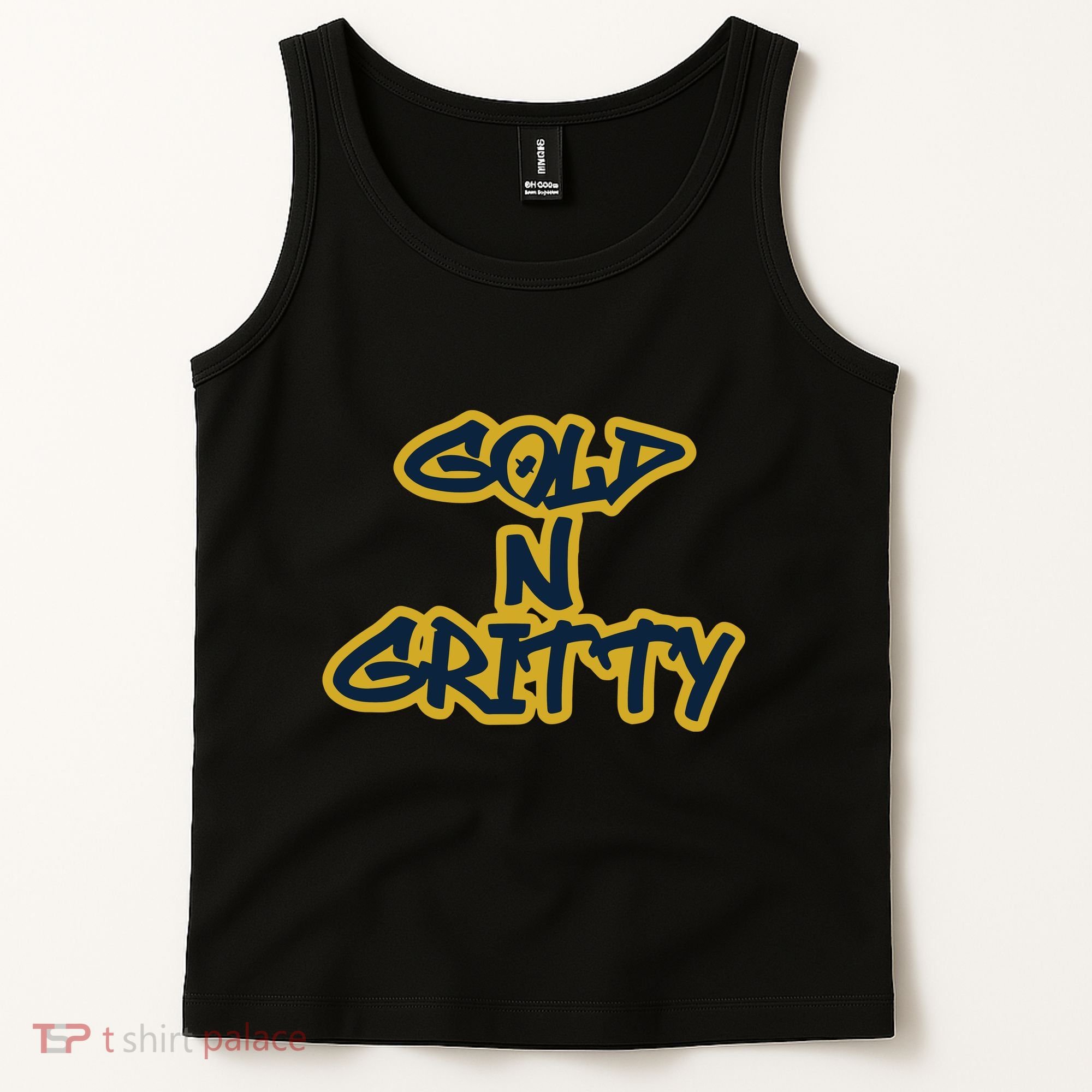 Grit Grateful Resilient Intensity Together Gold N Gritty Tank Top
