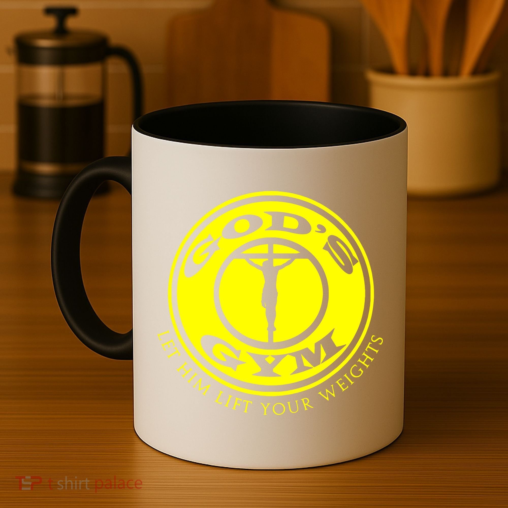 Gods Gym Religion Coffee Mug