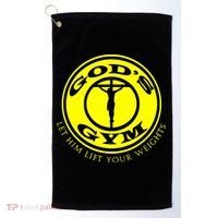 Gods Gym Religion Golf Towel thumb 0