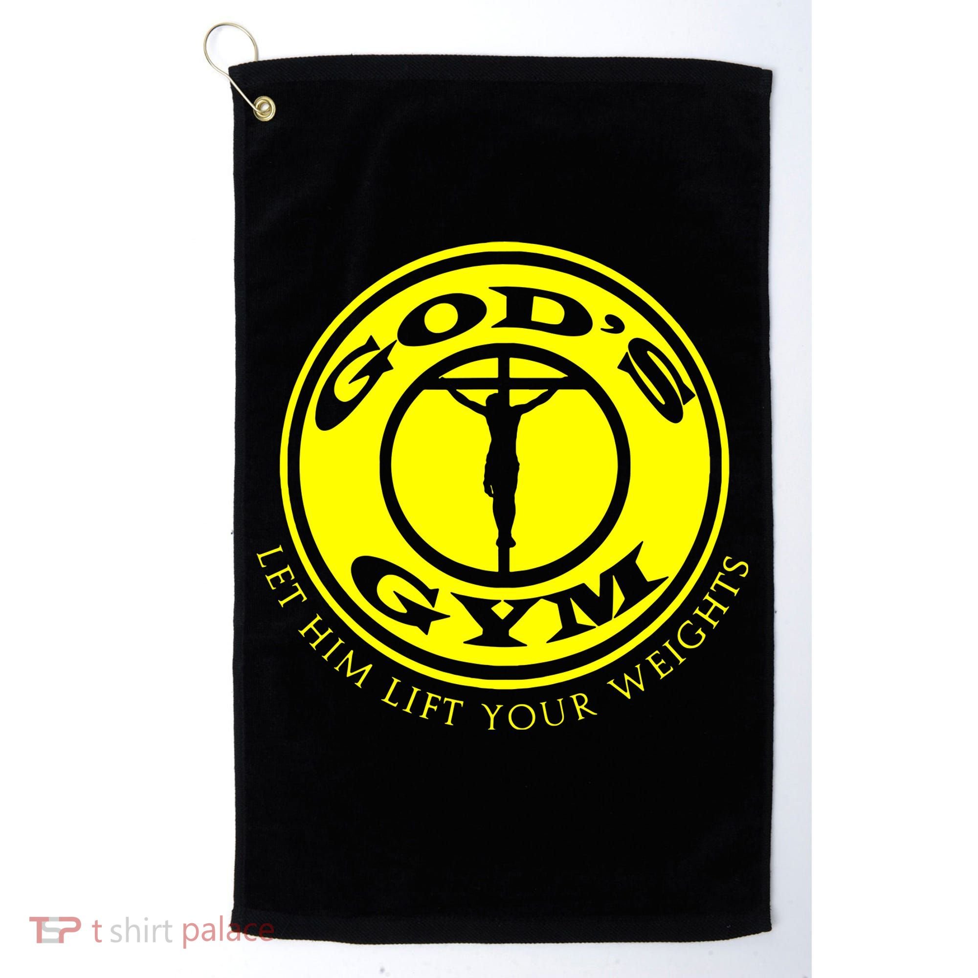 Gods Gym Religion Golf Towel