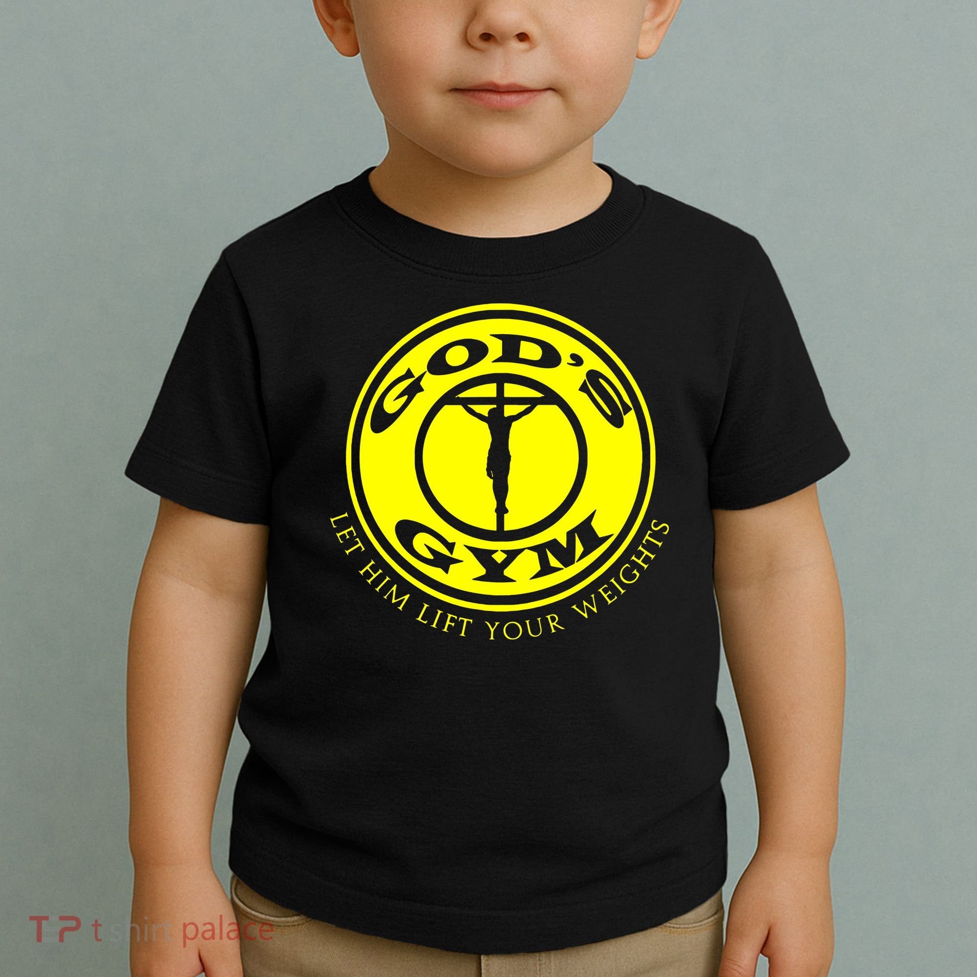 Gods Gym Religion Toddler T-Shirt