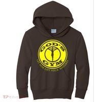 Gods Gym Religion Kids Hoodie thumb 0