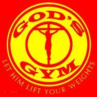 Gods Gym Religion Santa Hat thumb 1