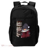 Garden Gnome Reading Books Gnomes Book Lover Gift Backpack thumb 0