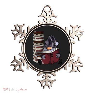 Garden Gnome Reading Books Gnomes Book Lover Gift Ornament
