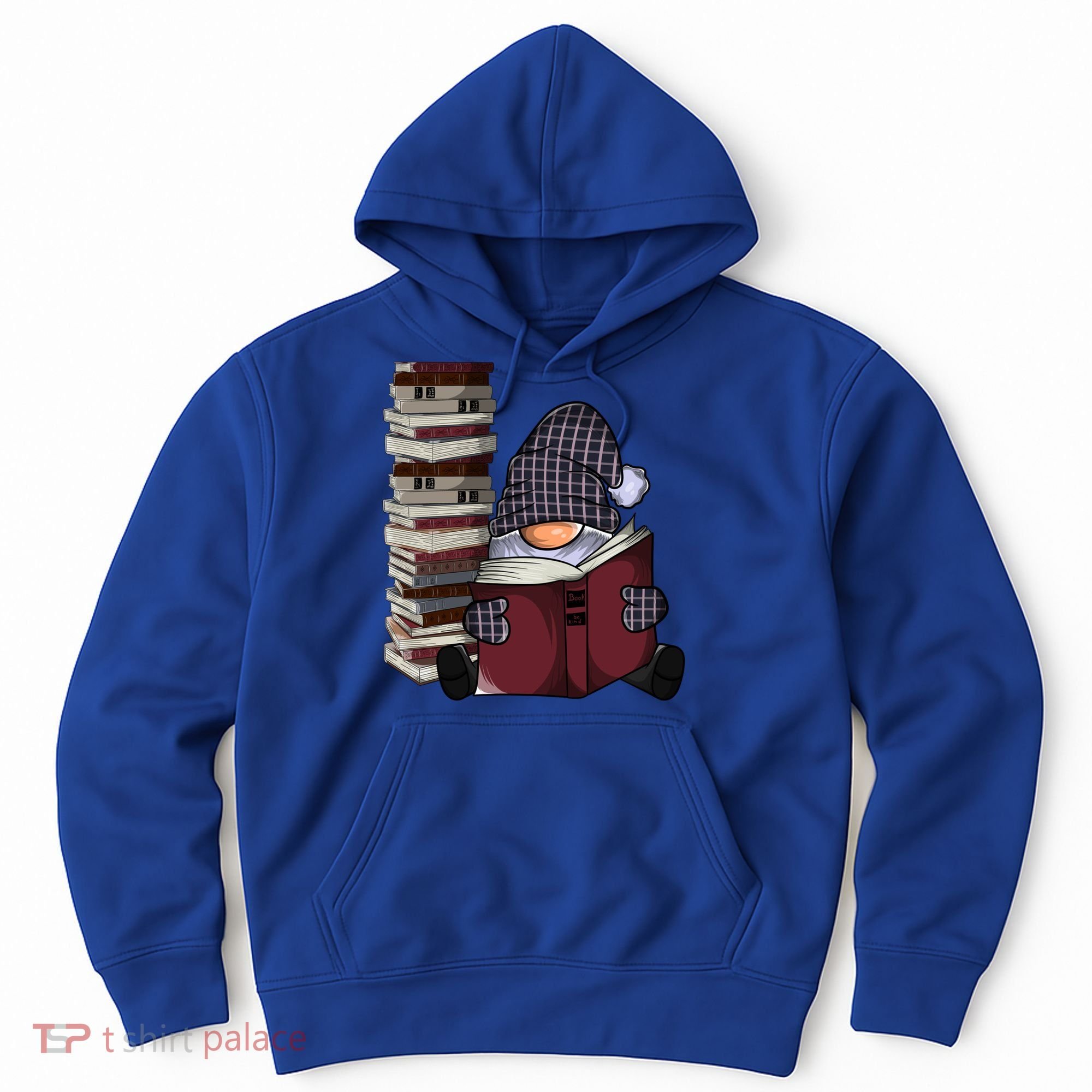 Garden Gnome Reading Books Gnomes Book Lover Gift Hoodie