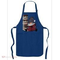 Garden Gnome Reading Books Gnomes Book Lover Gift Apron thumb 0