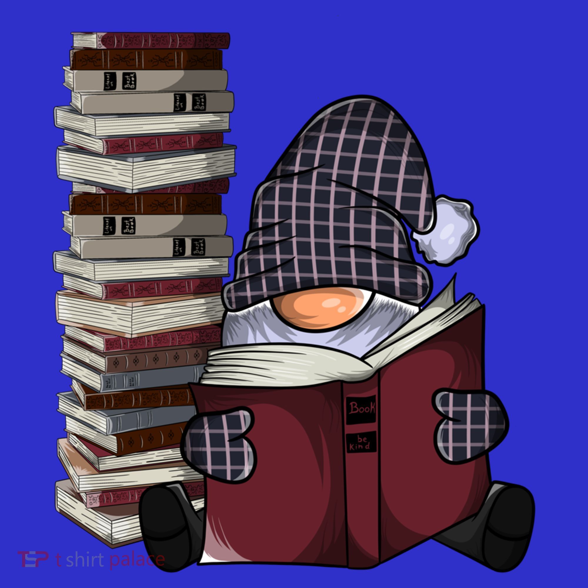 Garden Gnome Reading Books Gnomes Book Lover Gift Baby Bodysuit