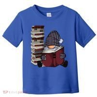 Garden Gnome Reading Books Gnomes Book Lover Gift Toddler T-Shirt thumb 0