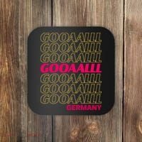 Gooaall! Germany Soccer Apparel For Fans German Coaster thumb 0