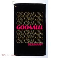 Gooaall! Germany Soccer Apparel For Fans German Golf Towel thumb 0