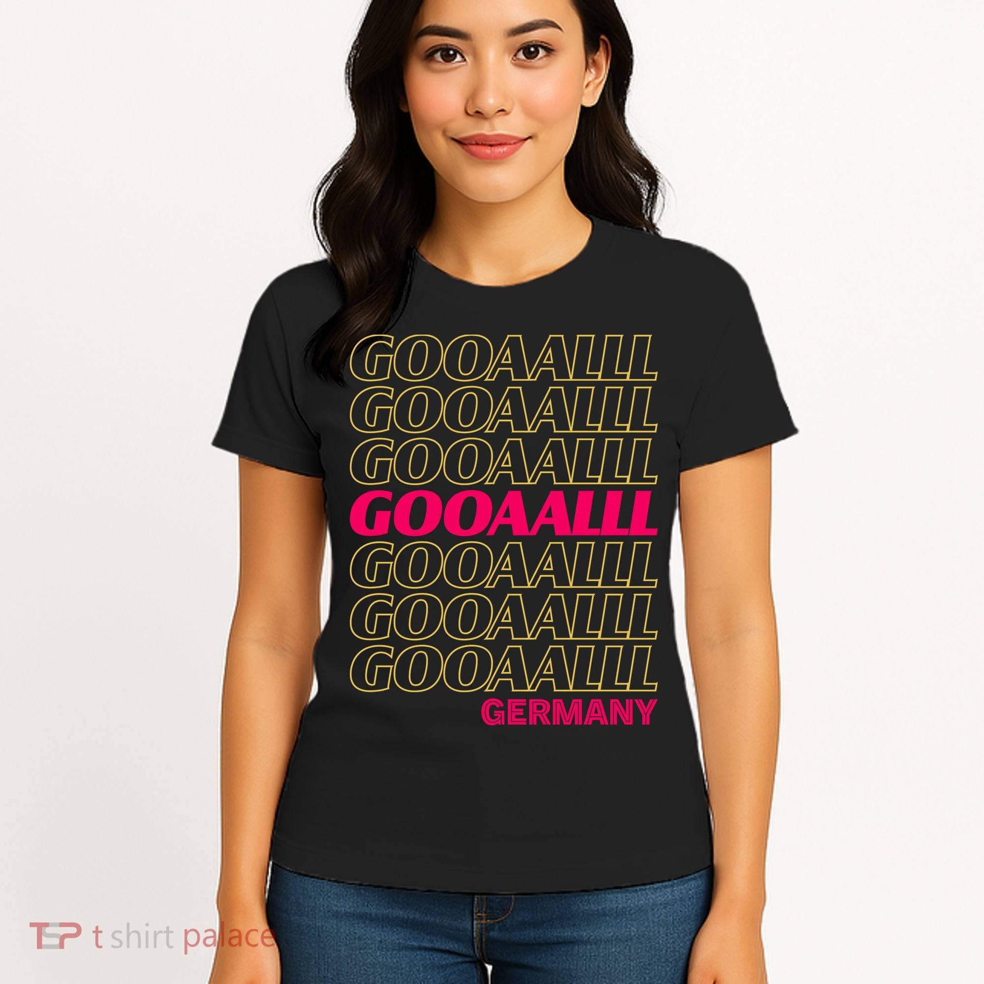 Gooaall! Germany Soccer Apparel For Fans German Women's T-Shirt