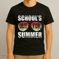 Graduation Gift Schools Out For Summer Students Teacher T-Shirt thumb 3