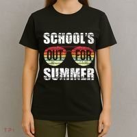 Graduation Gift Schools Out For Summer Students Teacher T-Shirt thumb 4