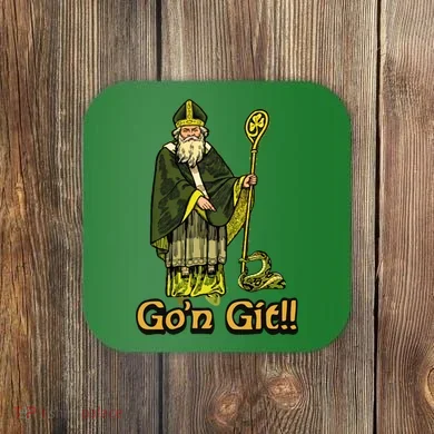 GoN Git St Patrick Coaster